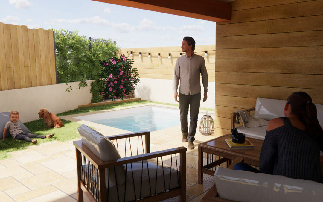 Réflexion jardin atypique