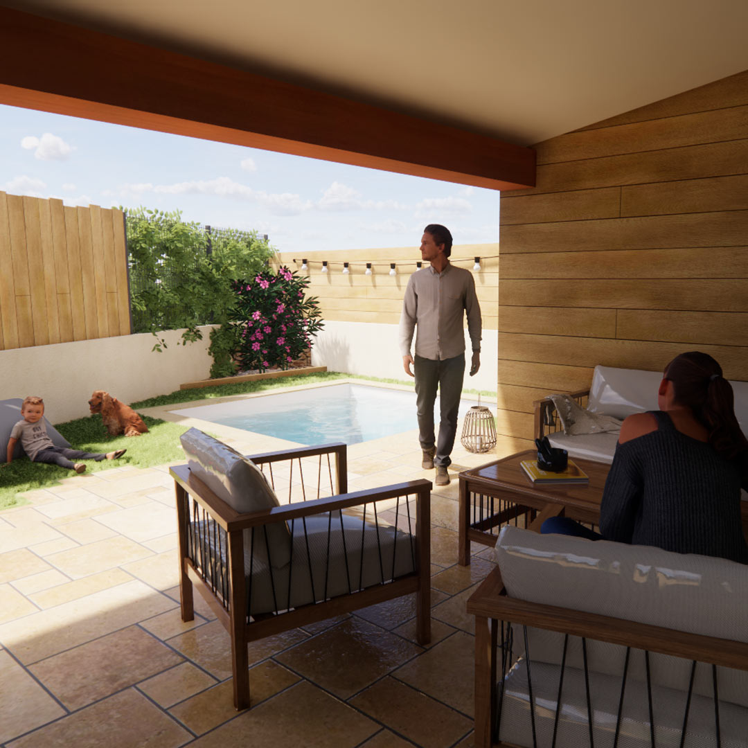 Réflexion jardin atypique