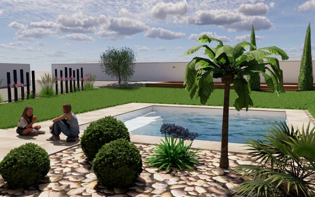 Implantation d’une piscine carrée